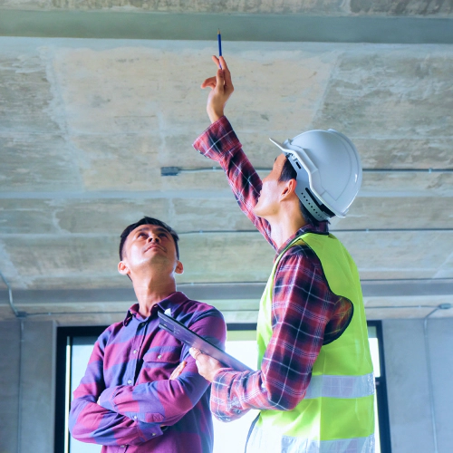 men doing new home inspection SUPPLY NC
